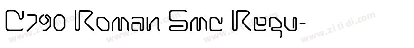 C790 Roman Smc Regu字体转换